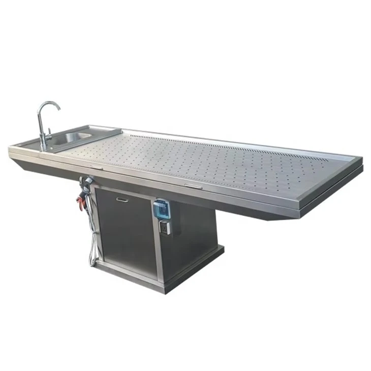 Autopsy Table With Sink Table
